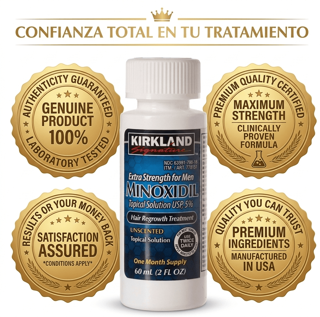 Minoxidil Líquido Para Barba y Cabello