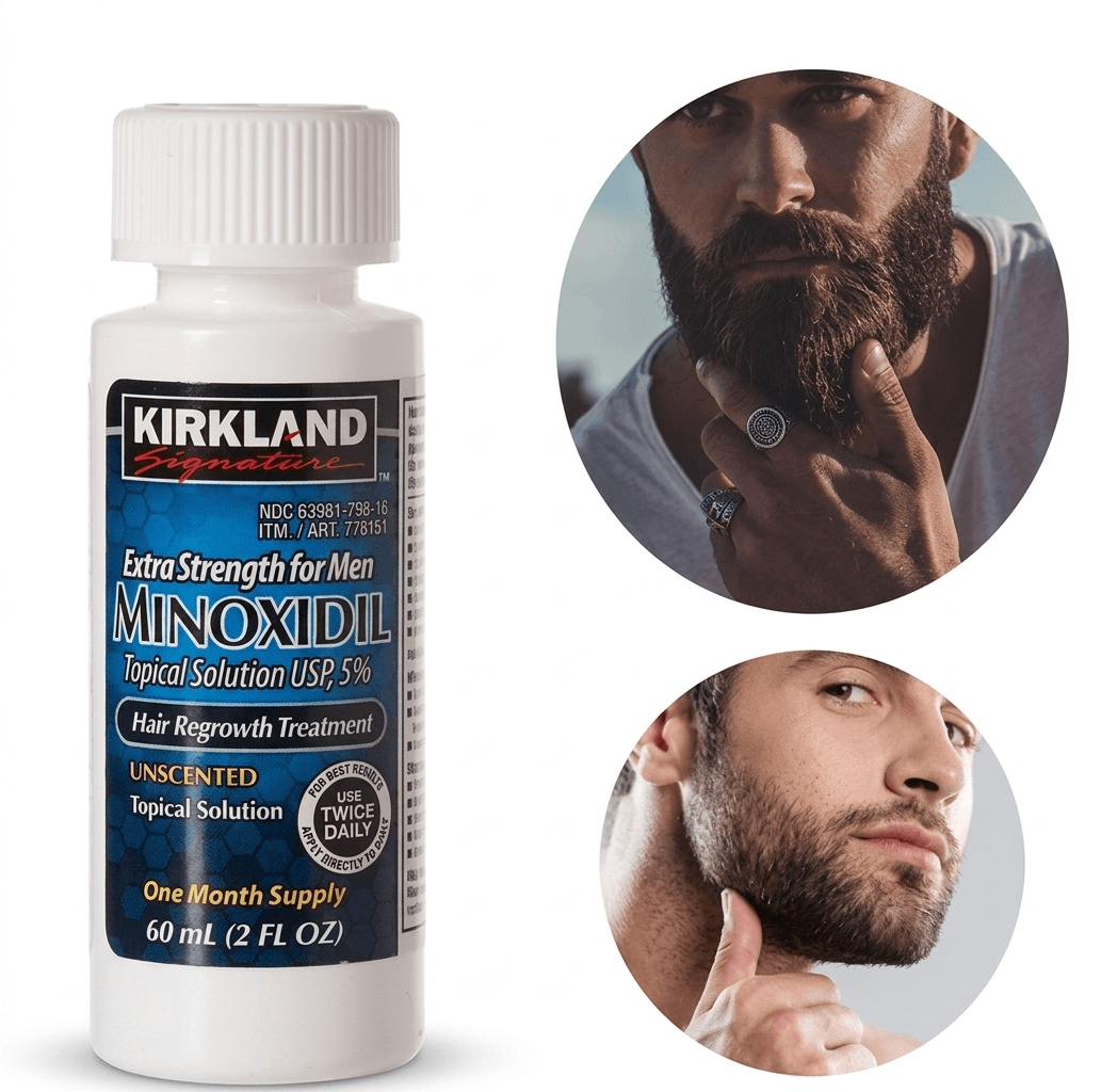 Minoxidil Líquido Para Barba y Cabello